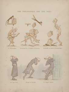 Seite aus den Humours of Cynicus (farbige Gravur) von Martin  Anderson