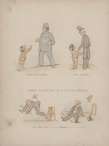 Seite aus den Humours of Cynicus (farbiger Stich) von Martin  Anderson