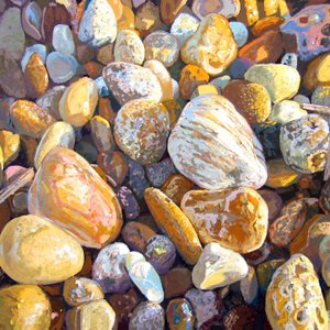 Strandkiesel von Martin Decent