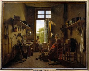 Innenansicht einer Küche (Gemälde von Martin Drolling, 1815) von Martin Drölling