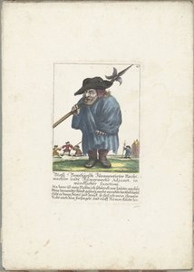 Der Zwerg Blaßl Broatgosch, ca. 1710 von Martin Engelbrecht (attributed to)