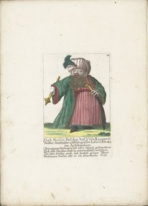 Der Zwerg Hali Nasili Pascha, ca. 1710 von Martin Engelbrecht (attributed to)
