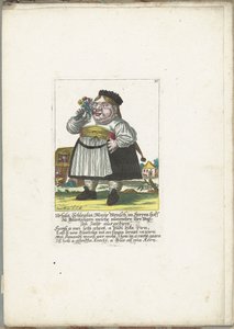 Die Zwergin Ursula Schleglin, ca. 1710