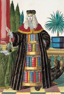 Doktor, Gravur aus Assemblage des nouveau manouvries habilles von Martin Engelbrecht (1684-1756), Deutschland von Martin Engelbrecht