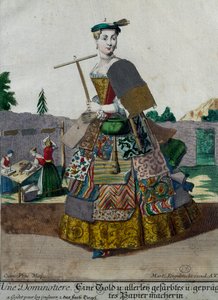 Hersteller von farbigen Papieren, Gravur aus Assemblage des nouveau manouvries habilles