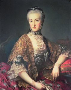 Erzherzogin Maria Anna Habsburg-Lothringen, genannt Marianne (1738-89), zweites Kind von Kaiserin Maria Theresia von Österreich (1717-80) und Franz I. (1708-65)