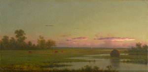 Salzwiese in Southport, Connecticut, ca. 1862-1863 von Martin Johnson Heade