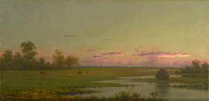 Salzwiese in Southport, Connecticut von Martin Johnson Heade
