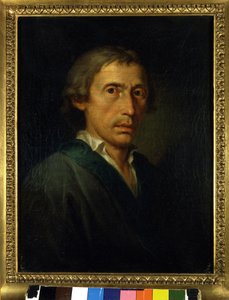 Porträt von Giuseppe Parini, italienischer Dichter und Schriftsteller. Gemälde von Martin Knoller. 1760-1770 circa. Mailand