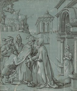 Das Treffen von Joachim und Anna am Goldenen Tor von Martin Schaffner