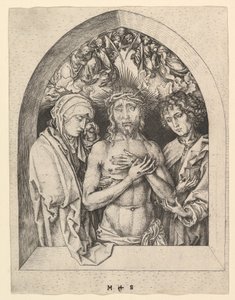 Christus als Schmerzensmann mit der Jungfrau und St. Johannes, ca. 1435-1491