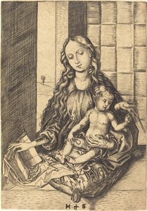 Madonna mit einem Papagei