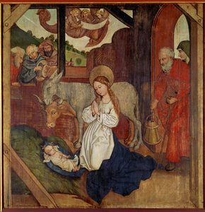 Geburt Christi, vom Altar in der Kapelle der Dominikaner von Martin Schongauer