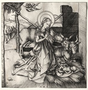 Das Leben Christi: Die Geburt, ca. 1480-1490 von Martin Schongauer