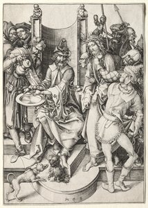 Die Passion: Christus vor Pilatus von Martin Schongauer