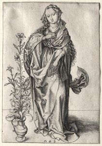 Die Jungfrau der Verkündigung von Martin Schongauer