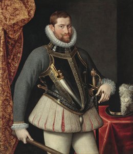 Porträt von Rudolf II. von Österreich, Heiliger Römischer Kaiser von Martino Rota