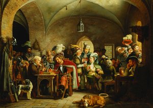 Soldaten in der Burg, 1828 von Martinus Rorbye
