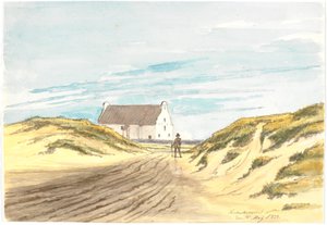 Die alte Kirche von Frederikshavn von Martinus Rørbye
