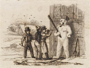 Illustration zu "Halvhundrede Fabler for Børn" von Hey von Martinus Rørbye