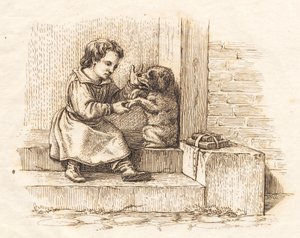 Illustration zu „Halvhundrede Fabler for Børn“ von Hey von Martinus Rørbye