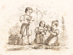 Illustration zu "Halvhundrede Fabler for Børn" von Hey von Martinus Rørbye