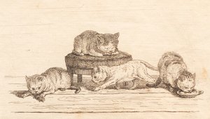 Illustration zu "Halvhundrede Fabler for Børn" von Hey von Martinus Rørbye