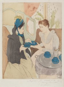 Nachmittagstee-Party, 1890-1891 von Mary Cassatt