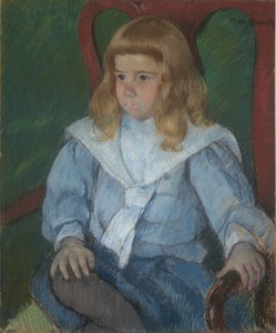 Junge mit goldenen Locken von Mary Cassatt