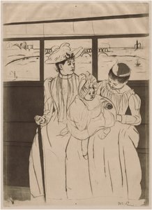 Im Omnibus von Mary Cassatt