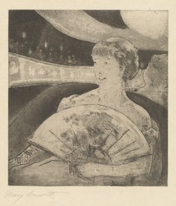 In der Opernloge Nr. 3, ca. 1880