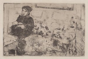 Innenraum: Auf dem Sofa von Mary Cassatt