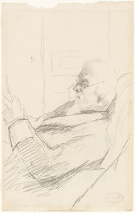 Der Vater des Künstlers liest von Mary Cassatt