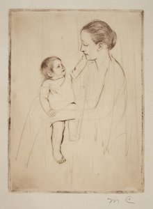 Die Liebkosung von Mary Cassatt
