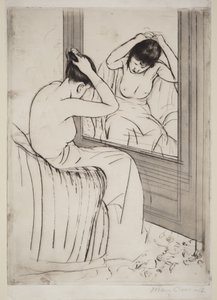 Die Frisur von Mary Cassatt
