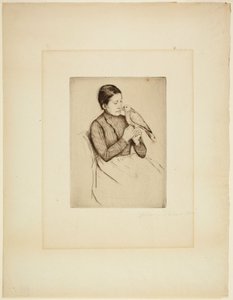 Der Papagei von Mary Cassatt