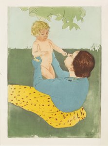 Unter dem Rosskastanienbaum, 1896-97 von Mary Cassatt