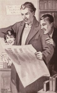 Illustration für Kipps von H.G. Wells (Lithografie) von Mary Ellen Edwards