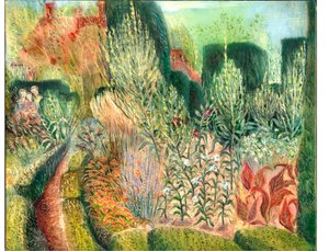 Great Dixter: Formschnitt und Wege, 2003 von Mary Kuper