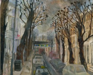 Ladbroke Grove Lockdown: 3. von Oxford Gardens, 2021 von Mary Kuper