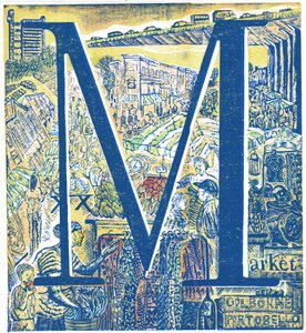 Markt: Portobello und Golborne Road, 2015 von Mary Kuper