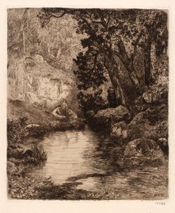 (Drei Jungfrauen am Fluss) von Mary Nimmo Moran