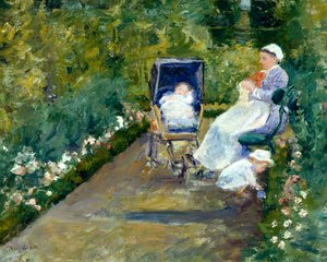Kinder im Garten (Die Amme)