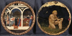 Desco da parto (Geburtstablett) von Masaccio
