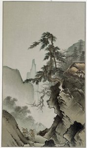 Japanische Kampagne. Gemälde, Kano Masanobu zugeschrieben