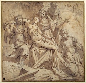 Die Pietà von Maso da San Friano