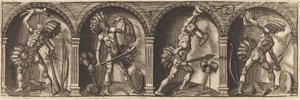 Die verschiedenen Porträts und Figuren IX von Master AD