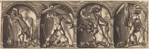 Die verschiedenen Porträts und Figuren XIII von Master AD