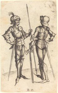 Zwei Männer in Rüstung