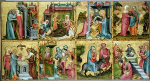 Der Buxtehude-Altar, Mittelteil, 1400-10